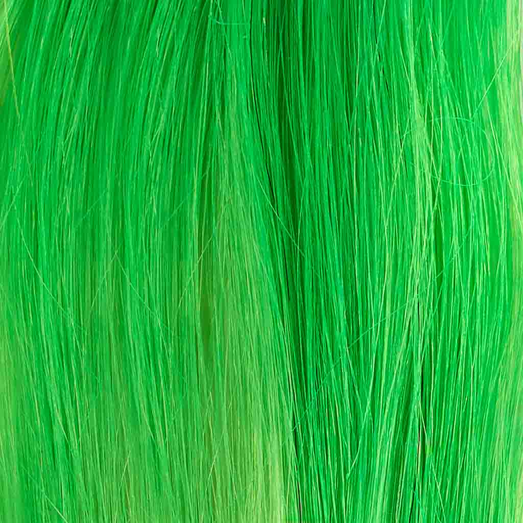 Stargazer Semi Permanent Hair Dye Hair Sample UV Green