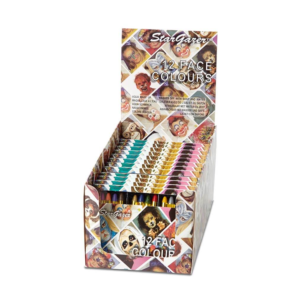 Face Colour Sticks Display Tray Kit