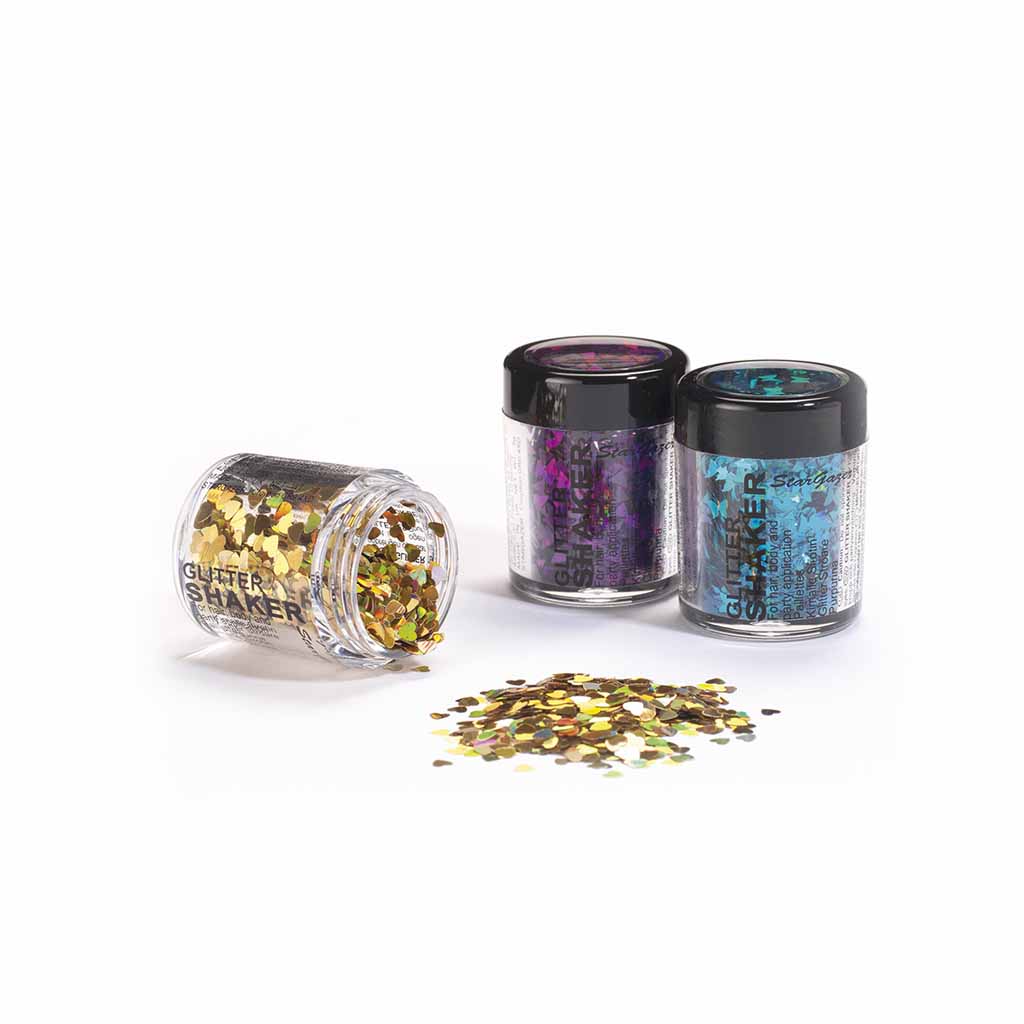 Shapes Face Glitter Display Tray Kit