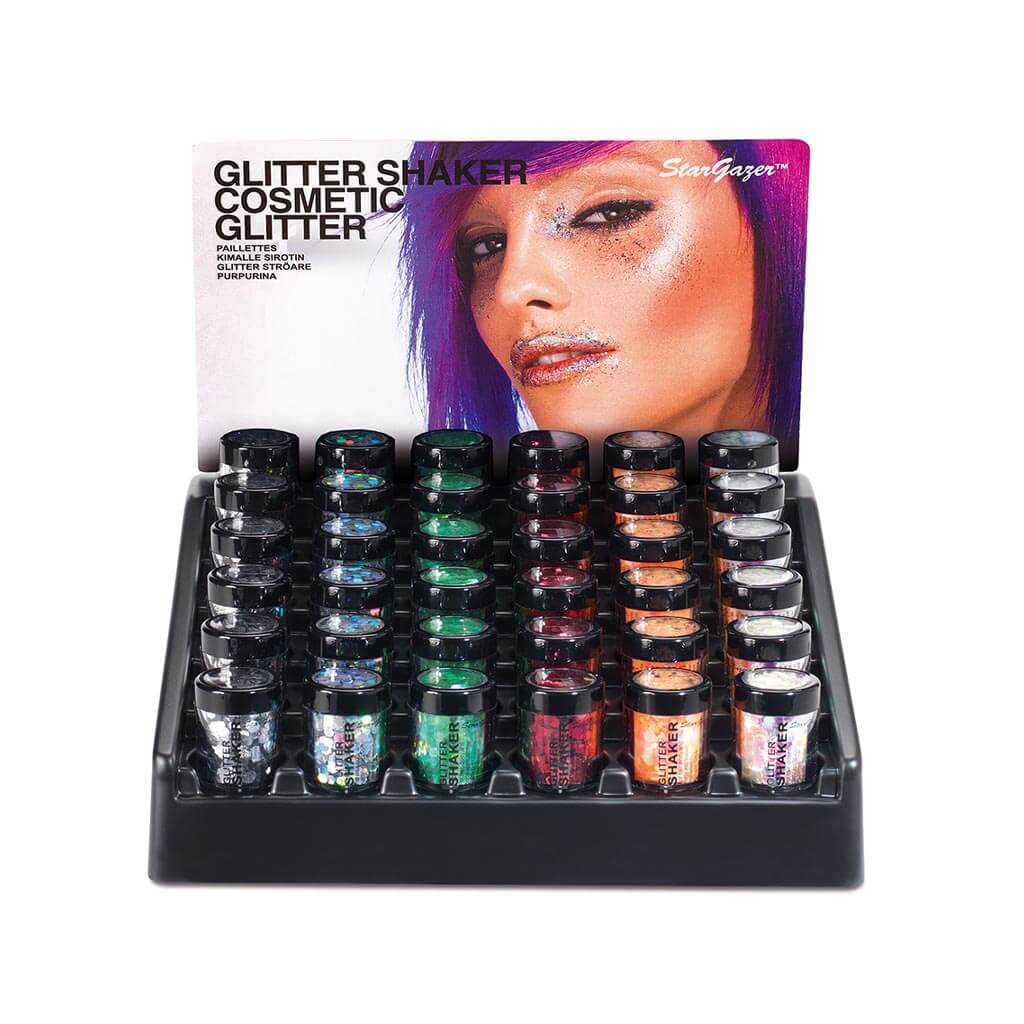Stargazer Chunky Glitter Shaker Display Tray Kit
