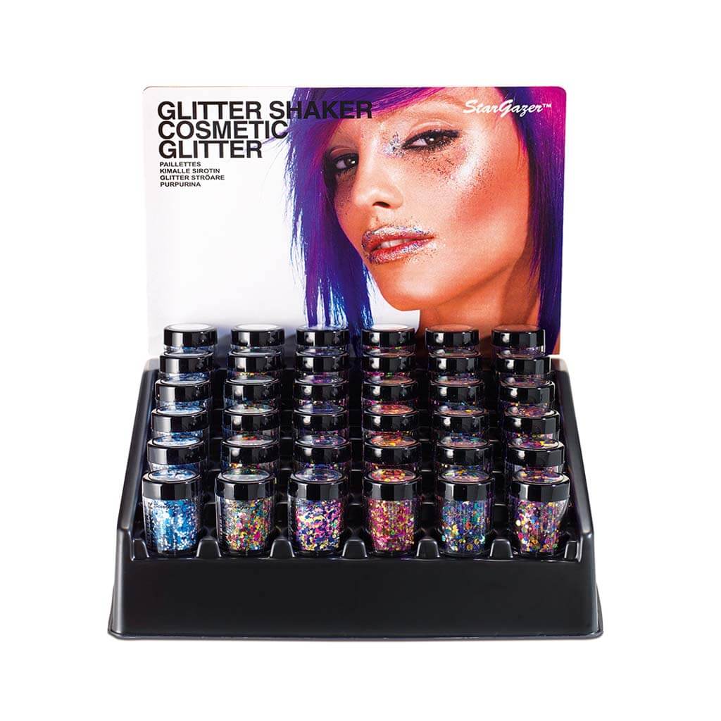 Stargazer confetti glitter shaker display kit