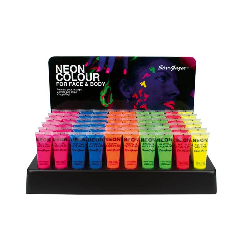 Stargazer festival face paint display tray kit