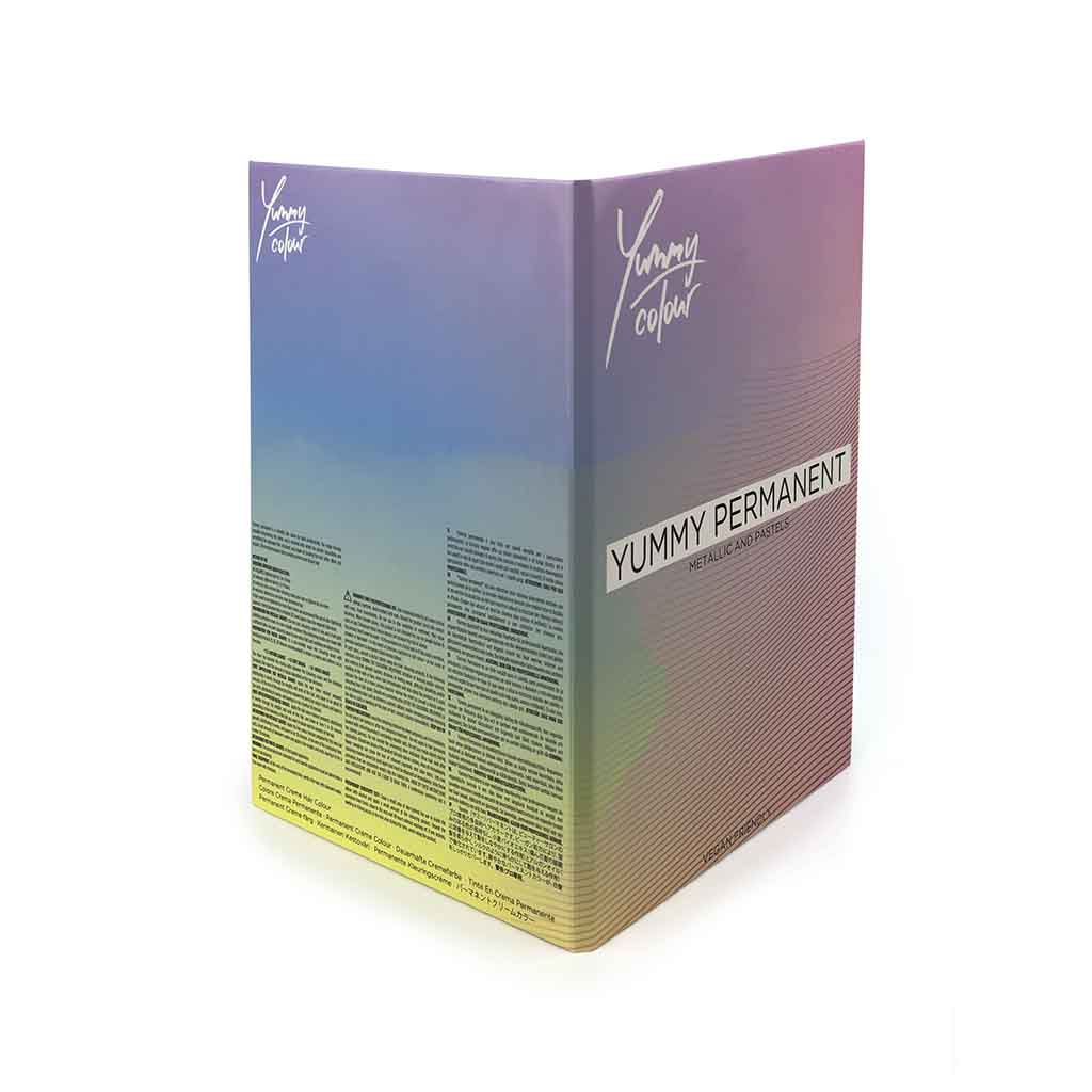 Yummy colour permanent hair colour swatch book