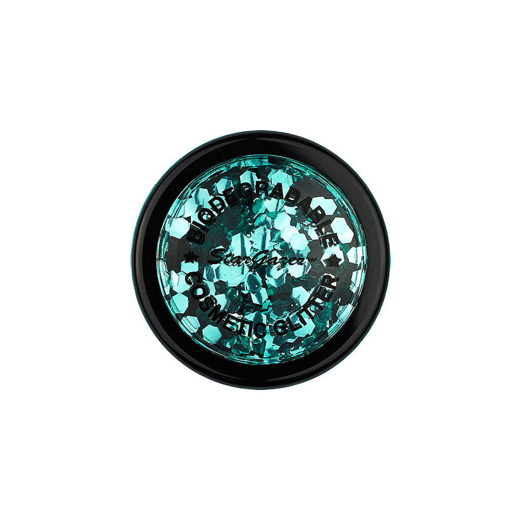 Chunky Biodegradable Glitter Shaker turquoise - Stargazer