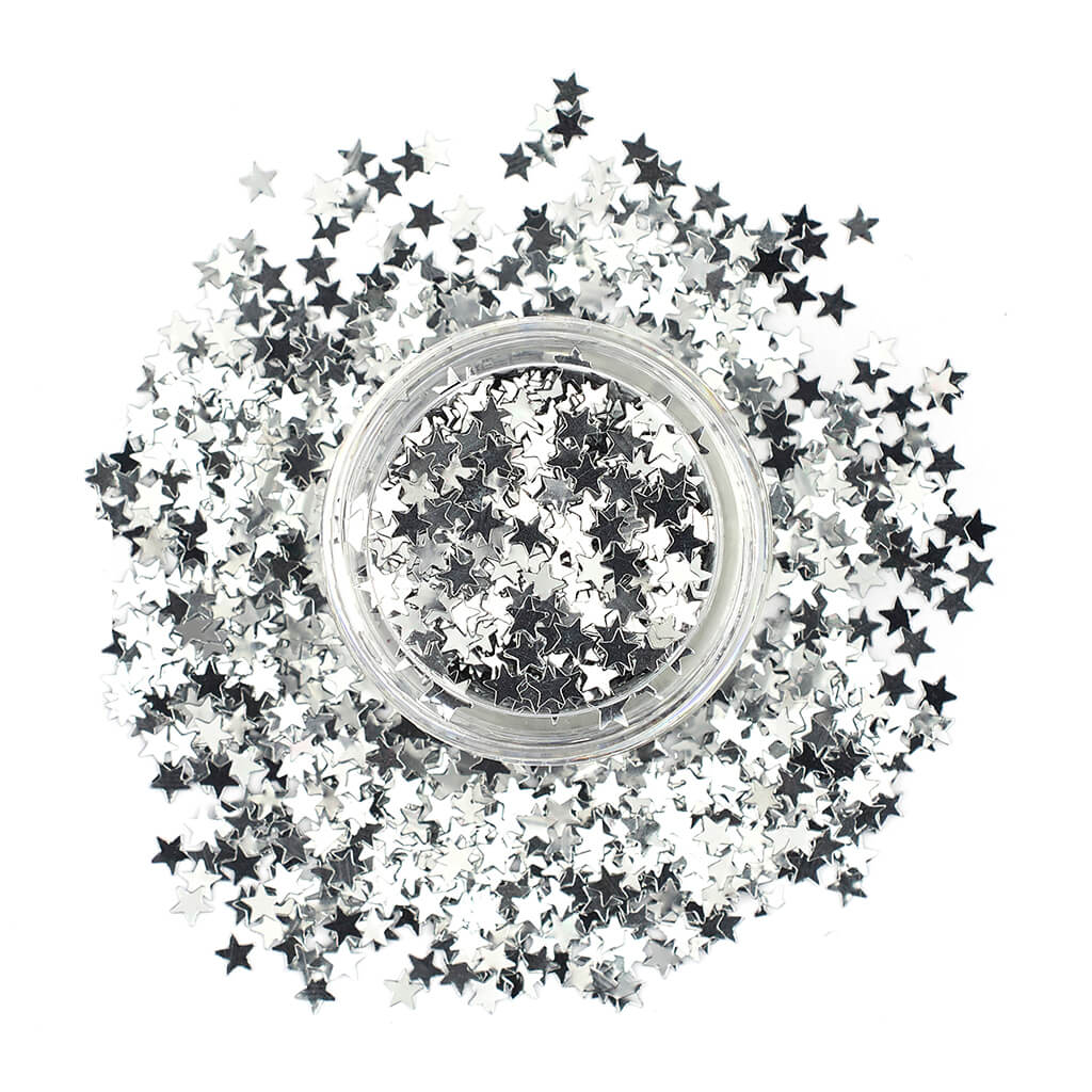Glitter Stars silver - Stargazer