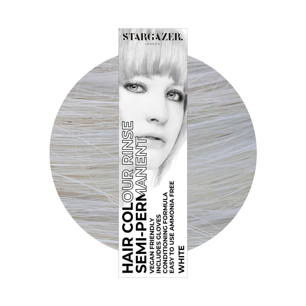 Semi-Permanent Hair Colour - White - Stargazer