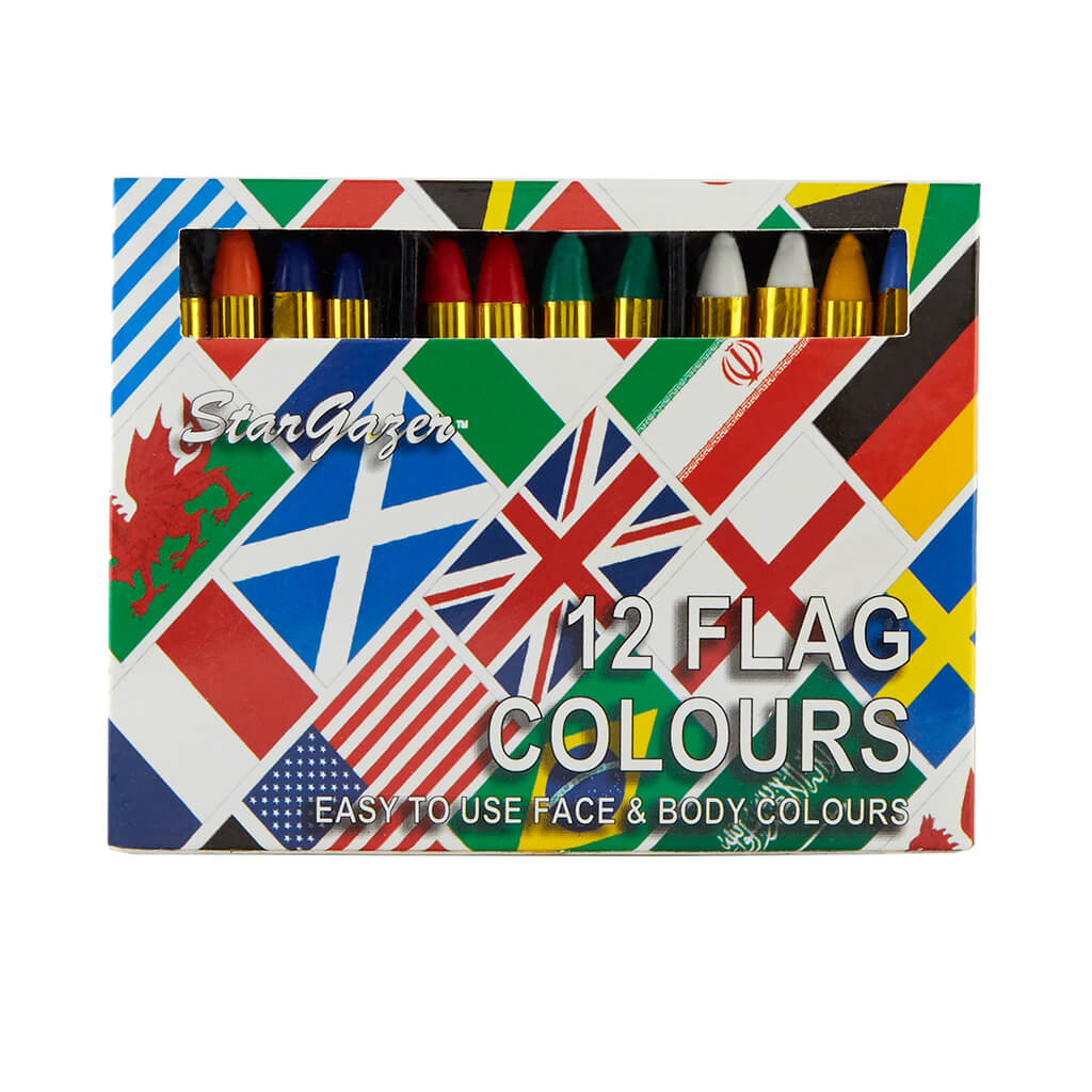 Flags Colour Sticks Display Tray Kit