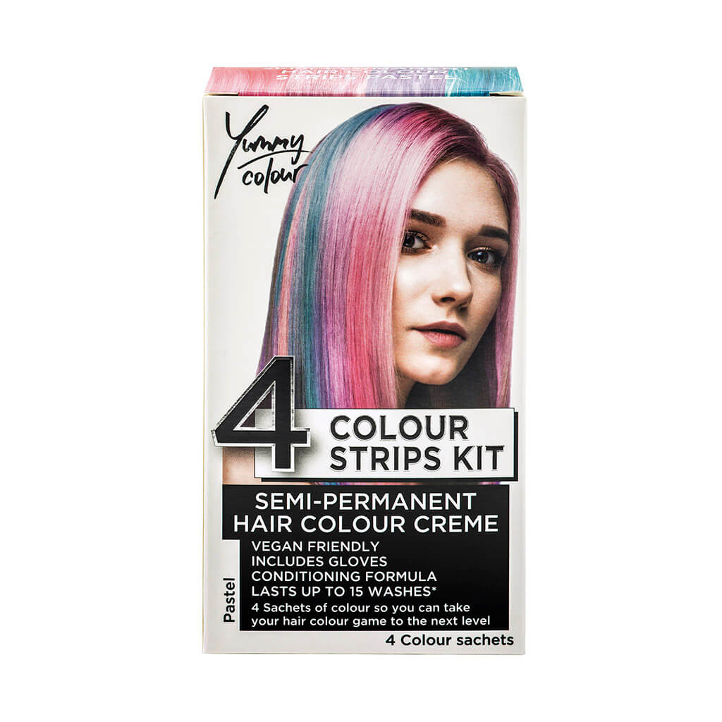 Stargazer Yummy 4 Colour Strip Kit, Cruelty Free & Vegan Hair Dye